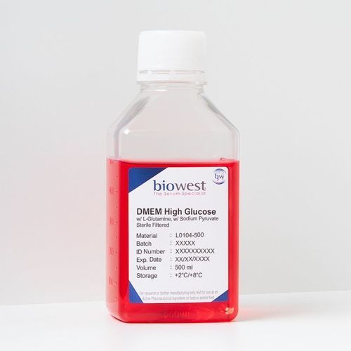 Reactivo medio de cultivo - L0104 - Biowest - glutamina / DMEM / para la investigación