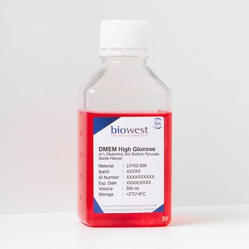 Reactivo medio de cultivo - L0102 - Biowest - glutamina / DMEM / para la investigación