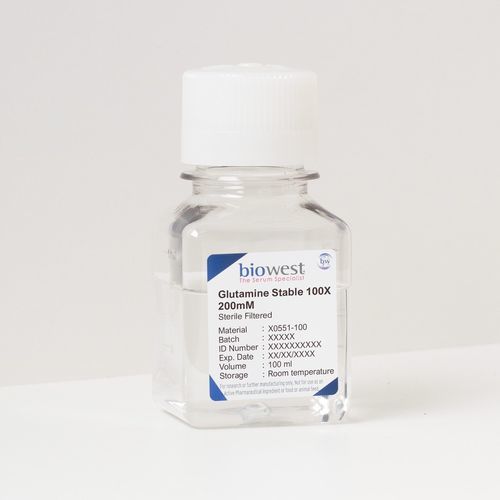Reactivo glutamina - X0551 - Biowest - para cultivos celulares / líquido
