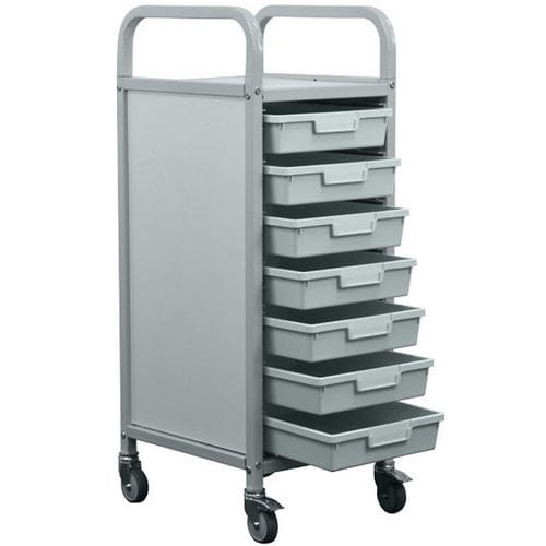 Carro de hospital - HI-MK8AB-1S-71 - Handle-iT - de uso general / de almacenamiento / con bandejas