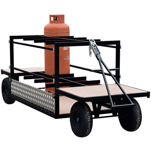 Carro de hospital - HI-T-GBT08-1000 - Handle-iT - portacilindros de gas / para transporte / 16 botellas