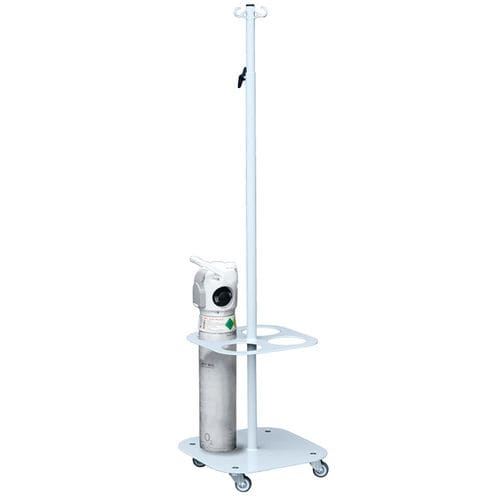 Carro para bombas de infusión - HIH-GDS-18-4-4H - Handle-iT - de hospital / portacilindros de oxígeno / de almacenamiento