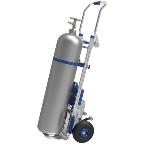 Carro de hospital - HI-XS2-200G-GB-PU - Handle-iT - portacilindros de gas / para transporte / 1 botella