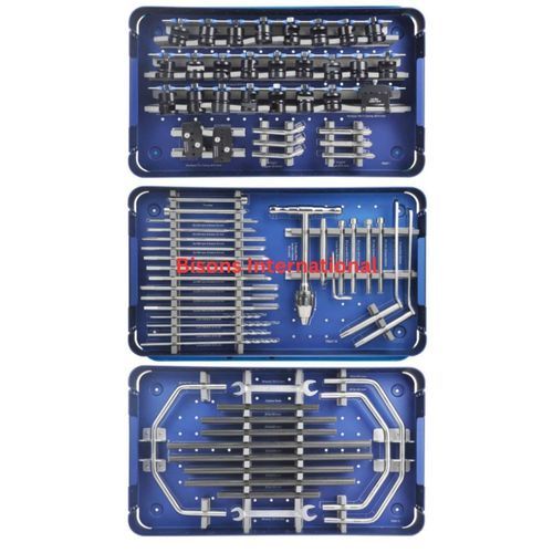 Kit de instrumentos para cirugía del raquis - 8586 - Bisons International - estéril