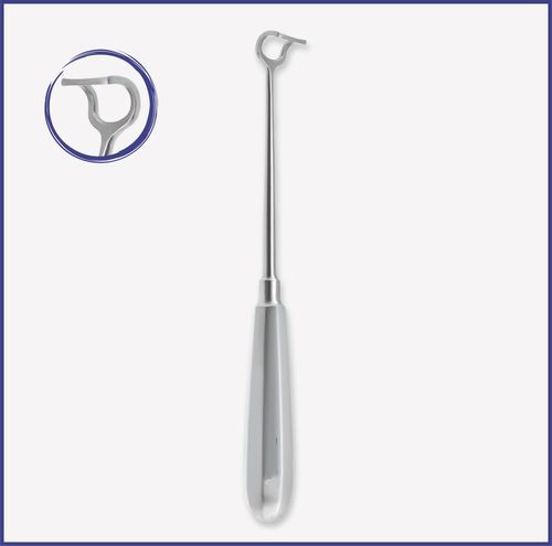 Cureta de ORL - 8795 - Bisons International - apta para autoclave / de acero inoxidable