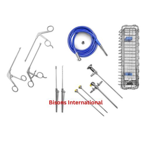 Kit de instrumentos para cirugía artroscópica de la rodilla - BI-001469 - Bisons International - para cirugía ortopédica / para neurocirugía / para cirugía del raquis
