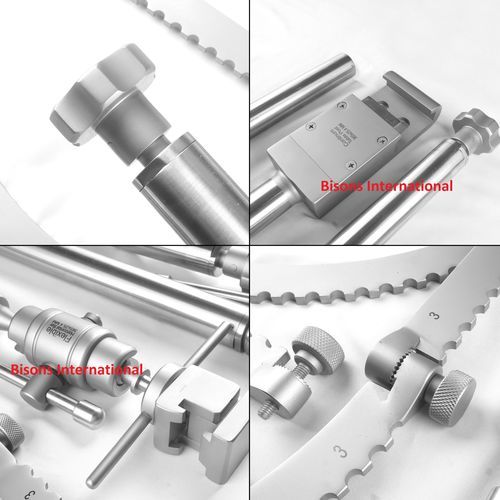 Retractor abdominal - BI-001481 - Bisons International - para cirugía / apto para autoclave / de acero inoxidable