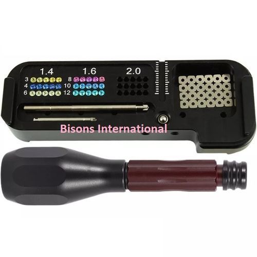 Kit de instrumentos para implantología ósea - BI-001565 - Bisons International - para implantología dental / para cirugía dental / apto para autoclave