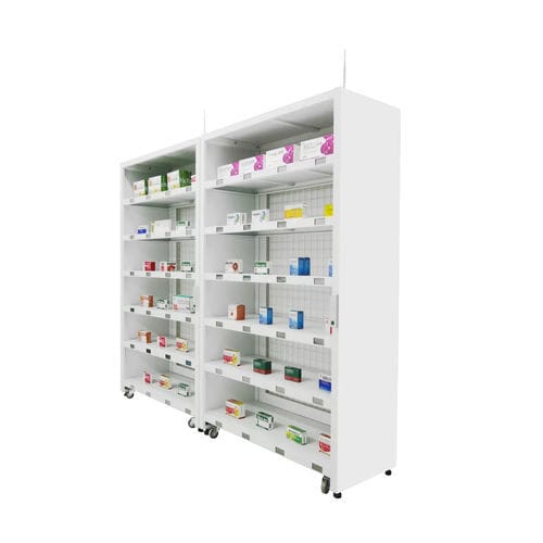 Estantería de farmacia - Shenzhen RSS Technology Co., Ltd. - modular / móvil