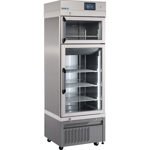 Refrigerador de laboratorio - 4102 CB - Teknaline Srl - armario / con 2 puertas / con puerta de cristal