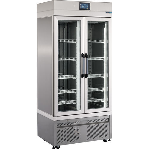Refrigerador de laboratorio - 5010 CB - Teknaline Srl - de tipo armario / con 2 puertas / con puerta de cristal