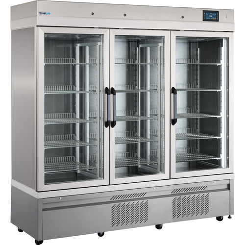 Refrigerador de farmacia - 1510 NFN - Teknaline Srl - armario / con 3 puertas / con puerta de cristal