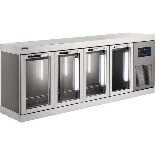 Refrigerador de laboratorio - 4 SBM NFP - Teknaline Srl - empotrable / con 4 puertas / con puerta de cristal