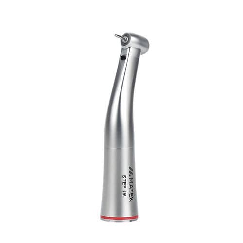 Contraángulo para odontología - STEP 15L - Matek Dental Solutions - de aire / multiplicador / de acero inoxidable