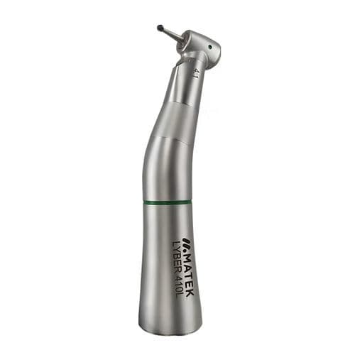 Contraángulo para odontología - LYBER 410L - Matek Dental Solutions - de aire / de acero