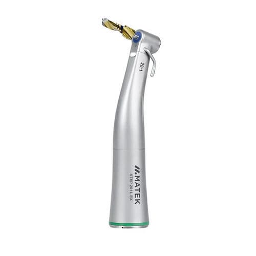 Contraángulo de implantología dental - STEP 201L EX - Matek Dental Solutions - de aire / reductor / de acero inoxidable