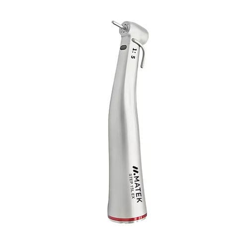 Contraángulo para cirugía dental - STEP 15L EX - Matek Dental Solutions - de aire / multiplicador / de acero inoxidable