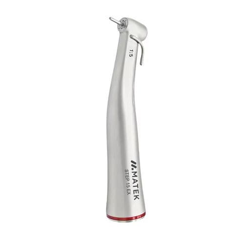 Contraángulo para odontología - STEP 15 EX - Matek Dental Solutions - de aire / multiplicador / de acero inoxidable