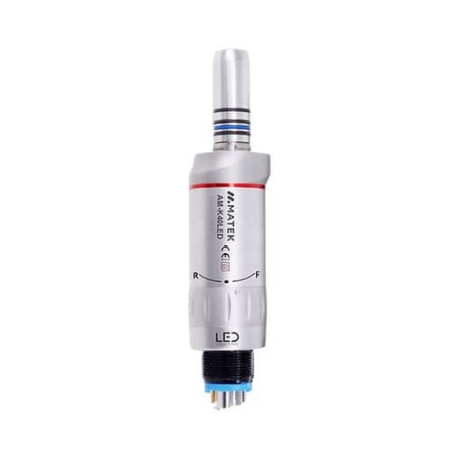 Micromotor para odontología - AM-K40 LED - Matek Dental Solutions - eléctrico / multiplicador / de acero inoxidable