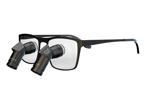 Lupa quirúrgica con montura de gafas - Ergo-Vue-4.0X - ErgonoptiX Alon Sabsay - con lámpara frontal