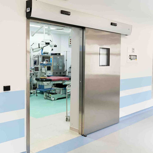 Puerta corredera - iCat® - RSA Door Systems - de protección radiológica / de servicio / de protección contra los rayos X