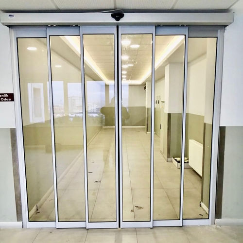 Puerta de protección - iCat® A110 T2-T4 - RSA Door Systems - de hospital / telescópica / de aluminio