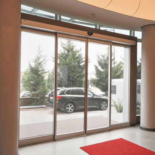 Puerta de servicio - iCat® A110  - RSA Door Systems - de hospital / corredera / de vidrio