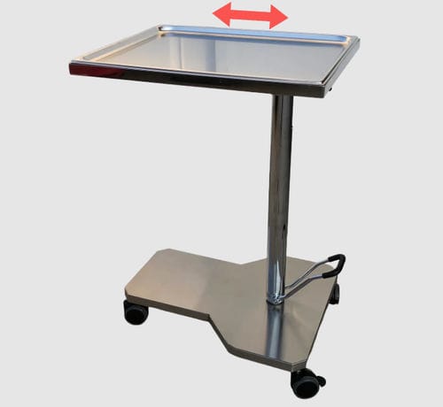 Mesa de Mayo con ruedas - MI2.1 - Social Mobel S.L. - de acero inoxidable