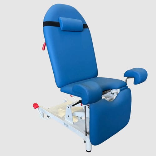 Sillón de reconocimiento ginecológico - SG1 - Social Mobel S.L. - hidráulico / de altura variable / de 3 secciones