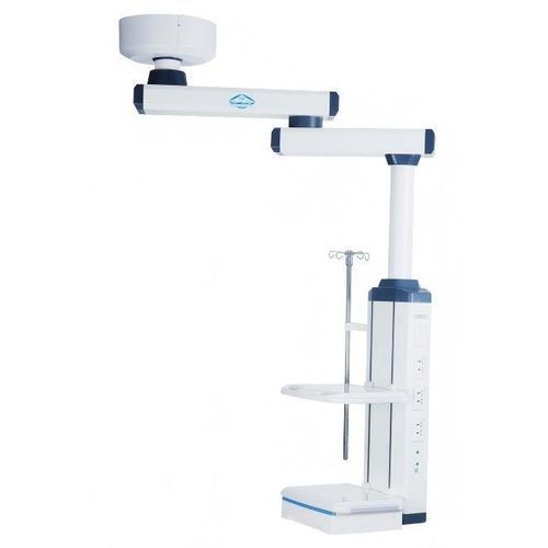 Brazo doble de distribución de techo - YK-PD3200 - Topmost Medical Technology Co.,Ltd - para cuidados intensivos / para cuidados intensivos / con estantes