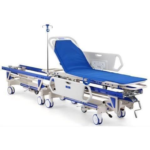 Camilla de altura variable - YK-TS001 - Topmost Medical Technology Co.,Ltd - con ruedas / de plástico / de aluminio