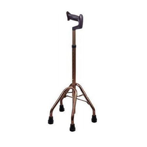 Bastón mango redondeado - YK-5718 - Topmost Medical Technology Co.,Ltd - con cuatro patas / de altura regulable / antideslizante