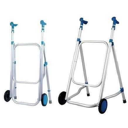 Andador con ruedas con 2 ruedas - YK-6202 - Topmost Medical Technology Co.,Ltd - marco de aluminio / de altura regulable