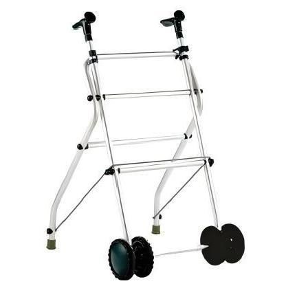 Andador con ruedas con 2 ruedas - YK-6205 - Topmost Medical Technology Co.,Ltd - marco de aluminio / de altura regulable