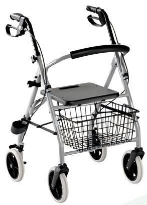 Andador con ruedas con 4 ruedas - YK-6209 - Topmost Medical Technology Co.,Ltd - marco de acero