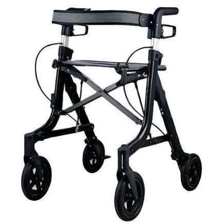 Andador con ruedas con 4 ruedas - YK-6208 - Topmost Medical Technology Co.,Ltd - marco de aluminio / con asiento / plegable