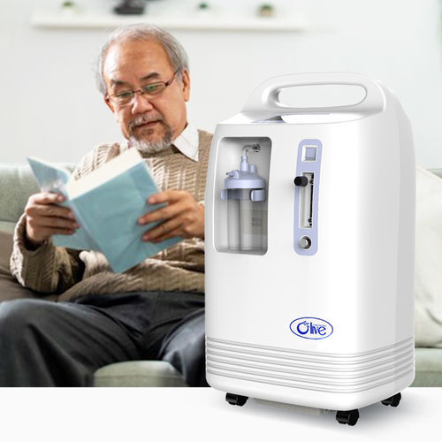 Concentrador de oxígeno médico - OLV-5S - Zhengzhou Magique Huaer Biotechnology - de uso doméstico / para asistencia domiciliaria / con ruedas