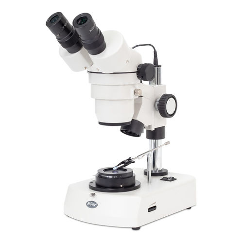 Estereomicroscopio óptico - SMZ-140-DF - Motic Europe - de laboratorio / para la investigación / recto