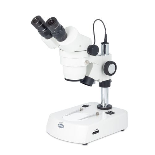 Estereomicroscopio óptico - SMZ-140-N2LED - Motic Europe - de laboratorio / para la investigación / recto