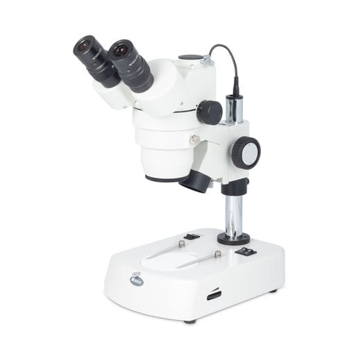 Estereomicroscopio óptico - SMZ-143-N2LED - Motic Europe - de laboratorio / para la investigación / recto