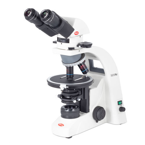 Microscopio óptico - BA310 POL  - Motic Europe - de laboratorio / recto / Siedentopf