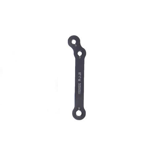 Placa de compresión ósea veterinaria para tibia - 8L-L-L - Biosurgex - bloqueada
