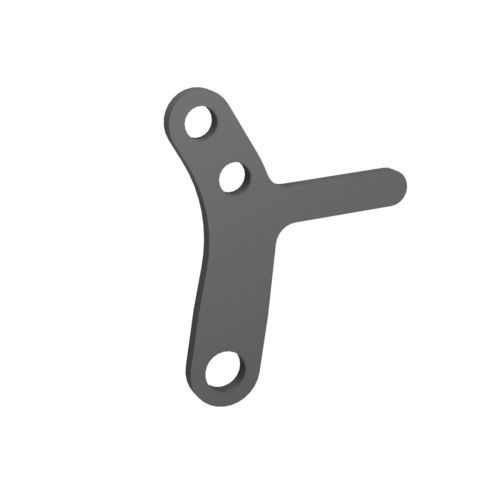 Placa de compresión ósea veterinaria para tibia - 4L-T - Biosurgex