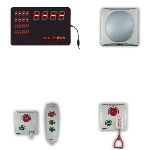 Sistema de llamada a enfermero de zona - dwc elektronik - portátil de mano / médico / para residencia de personas mayores