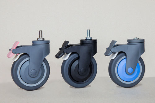 Rueda con freno - NF(SD)-125 - K.Y.C Caster - giratoria
