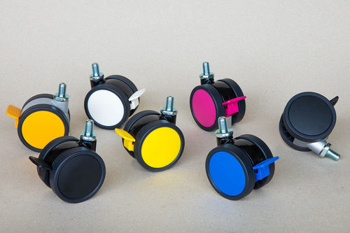 Rueda de poliuretano - KTU(S)-60(PU) - K.Y.C Caster - giratoria
