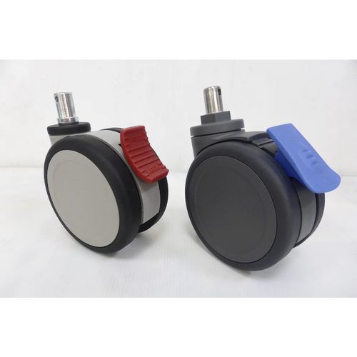 Rueda con freno - X5(S)(D)(SUS) - K.Y.C Caster - de acero inoxidable / anticorrosión