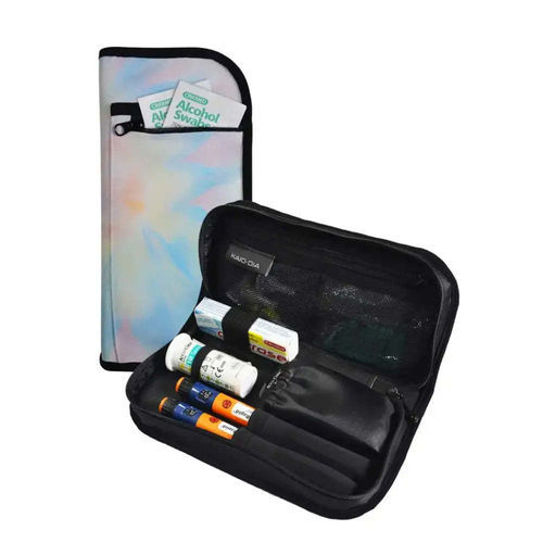 Bolsa médica para kit de diabetes - Dia-MidiCase Summer Vibes - SARL Kaio-Dia - de poliéster