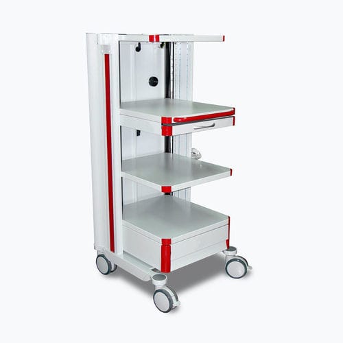 Carro de hospital - SIMFE - Mobi-endos - para quirófano / para endoscopio / para transporte