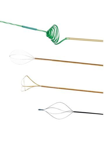 Cesta endoscopica para extracción de cálculos renales - QS-1.9-120-11-A - Hunan Endovascular Device Co., Ltd. - sin punta / helicoidal